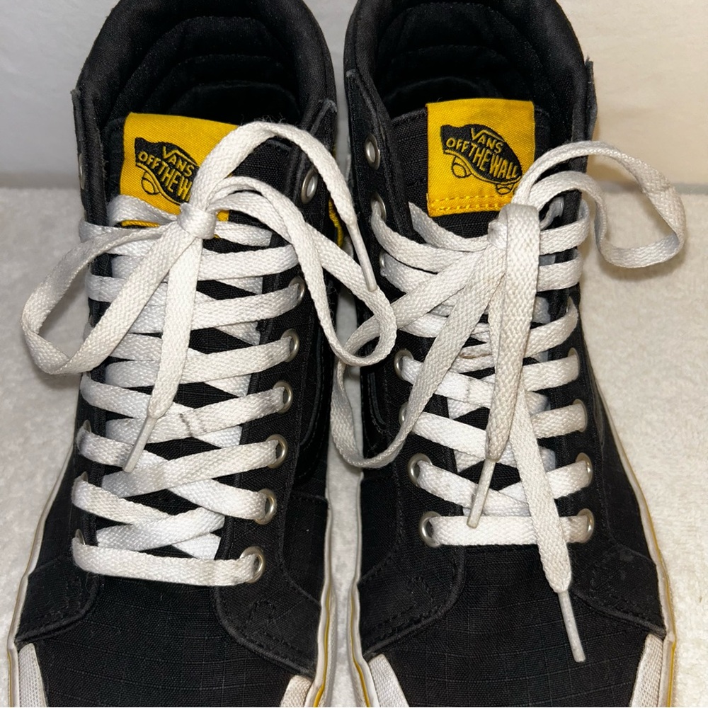 National Geographic x Vans Sk8-Hi - Unisex Men's 7/Women's 8.5 Black & Yellow - Picture 11 of 15
